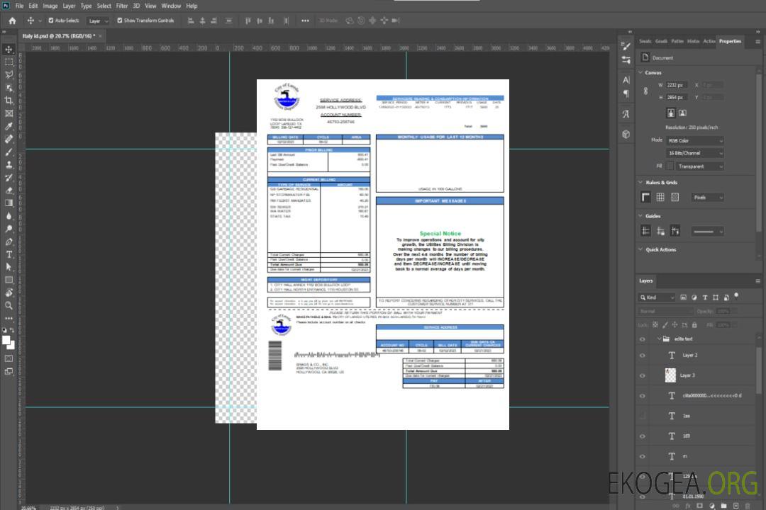 Projet de loi commercial sur les services publics de l'eau du département des services publics de la ville de Laredo, SCR template Projet de loi commercial sur les services publics de l'eau du département des services publics de la ville de Laredo, SCR template